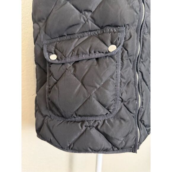 Woolrich Black Down Filled Puffer Vest Large - Picture 4 of 6